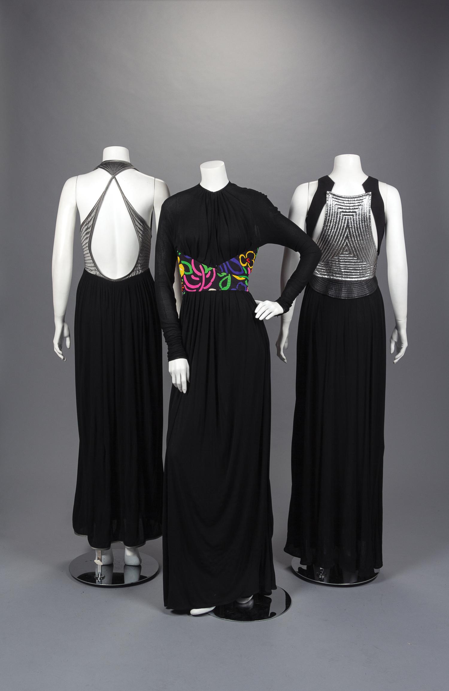 Three Geoffrey Beene Evening Dresses, Fall 1990