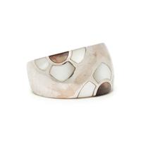 VAN CLEEF & ARPELS, MOTHER-OF-PEARL 'MARQUETERIE' RING