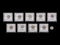 [ANCIENT] ROMAN EMPIRE. Julia Domna (c. 193-217). Ar Denarius. Ten Coins.