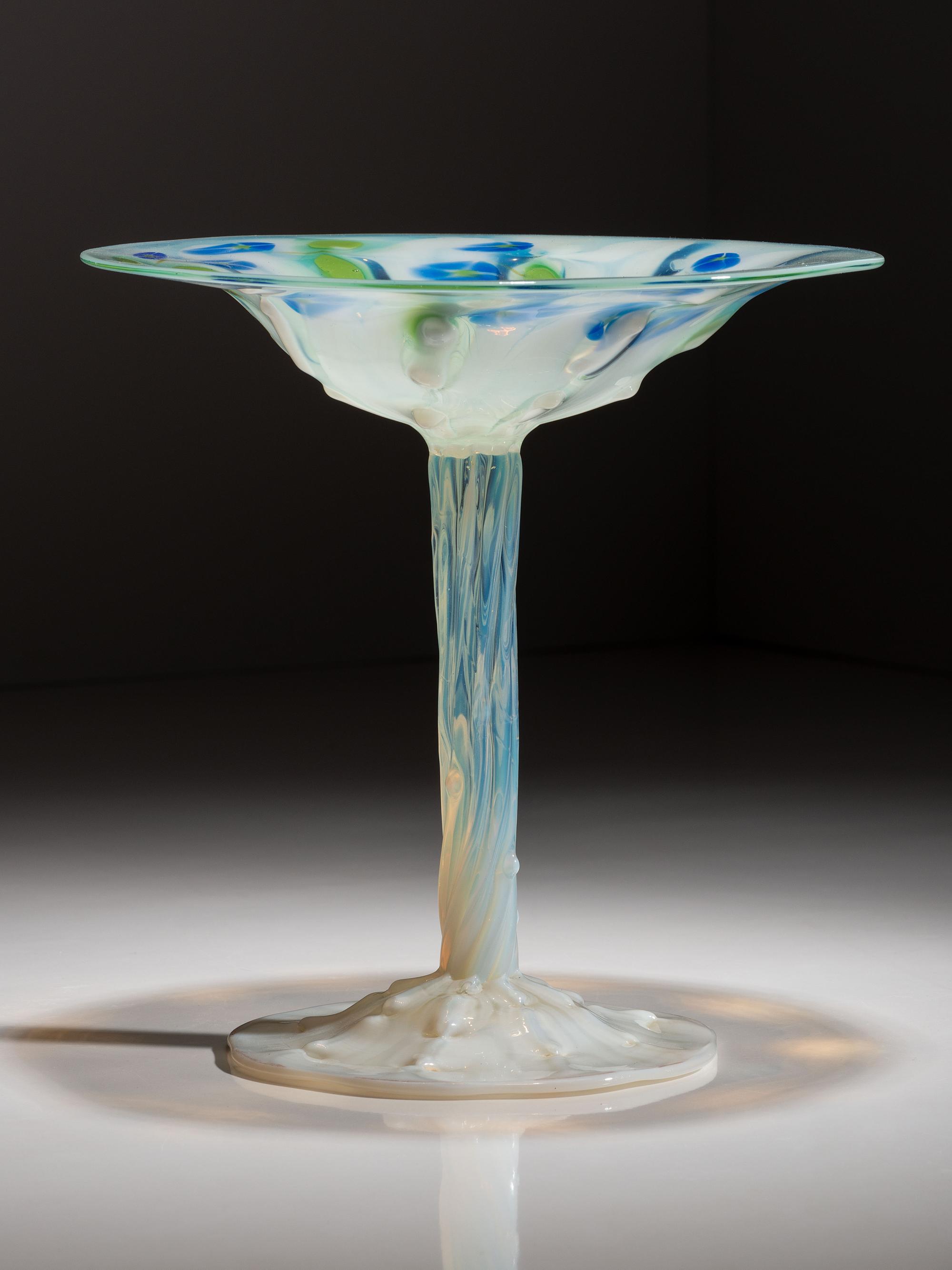 Opalescent Reactive Compote with Morning Glories