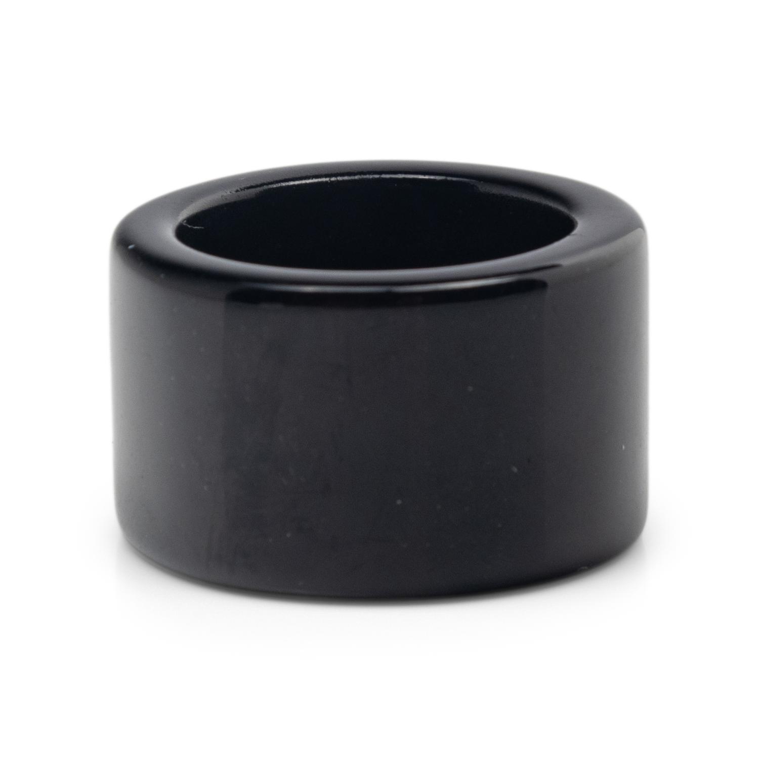 Chanel Black and Gold-Tone Ring