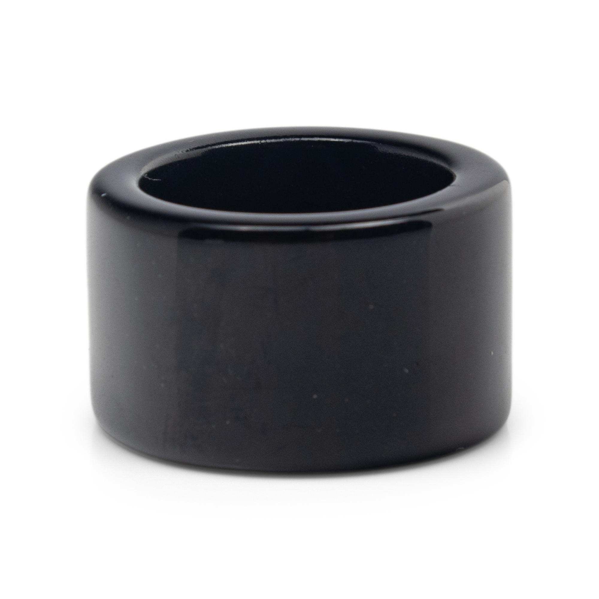 Chanel Black and Gold-Tone Ring