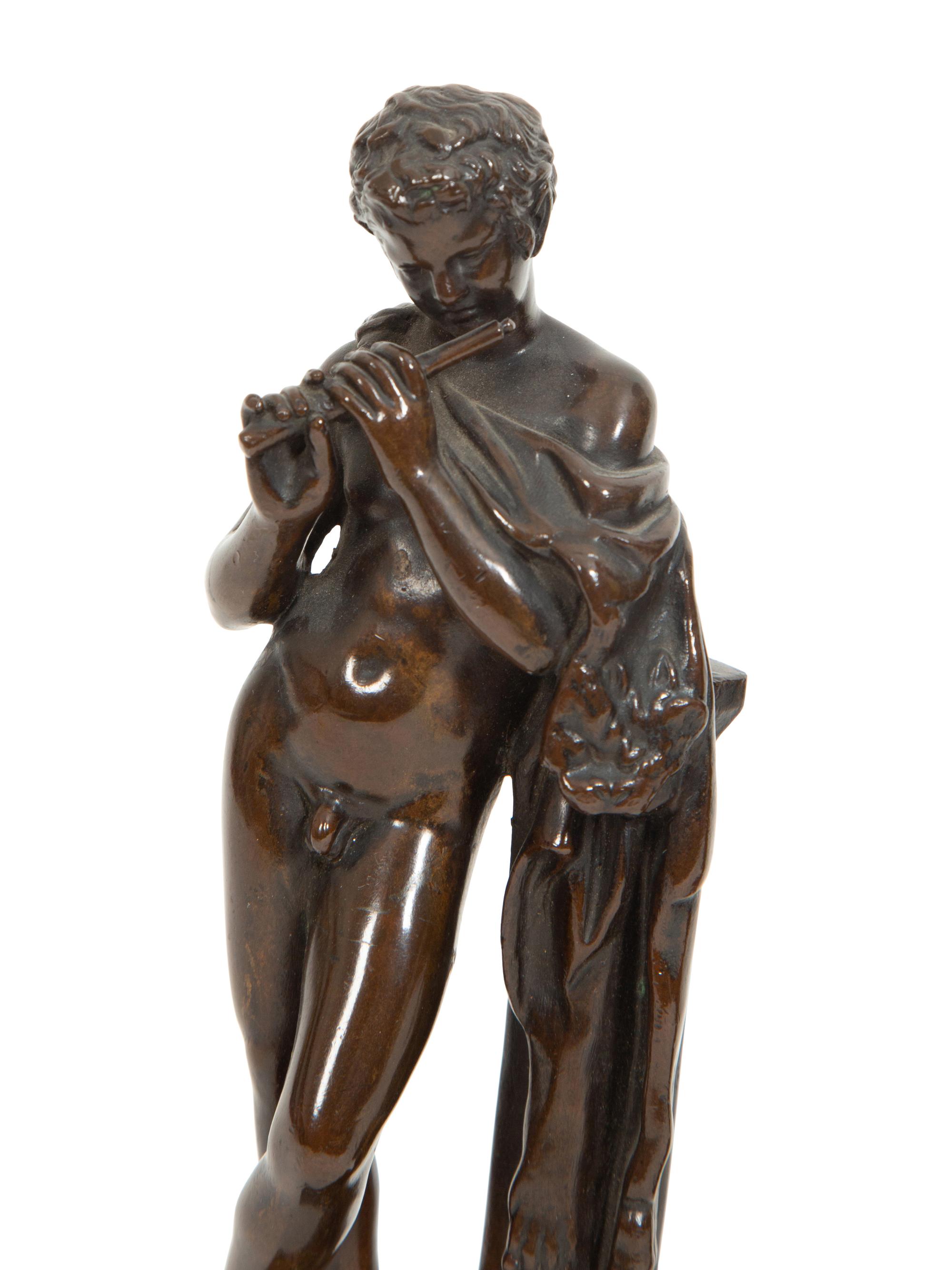 A Pair of Grand Tour Bronze Figures cast by F. Barbedienne