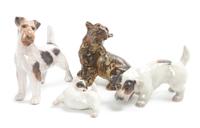 Four Royal Copenhagen Porcelain Figures Width of widest 7 1/2 inches. — 20TH CENTURY