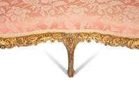 A Louis XV Style Carved Giltwood Settee
