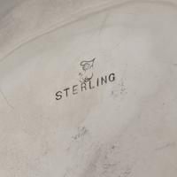 An American Silver Floral Cast Bowl