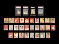 A Group of 1933 and 1938 Goudey Baseball Cards,