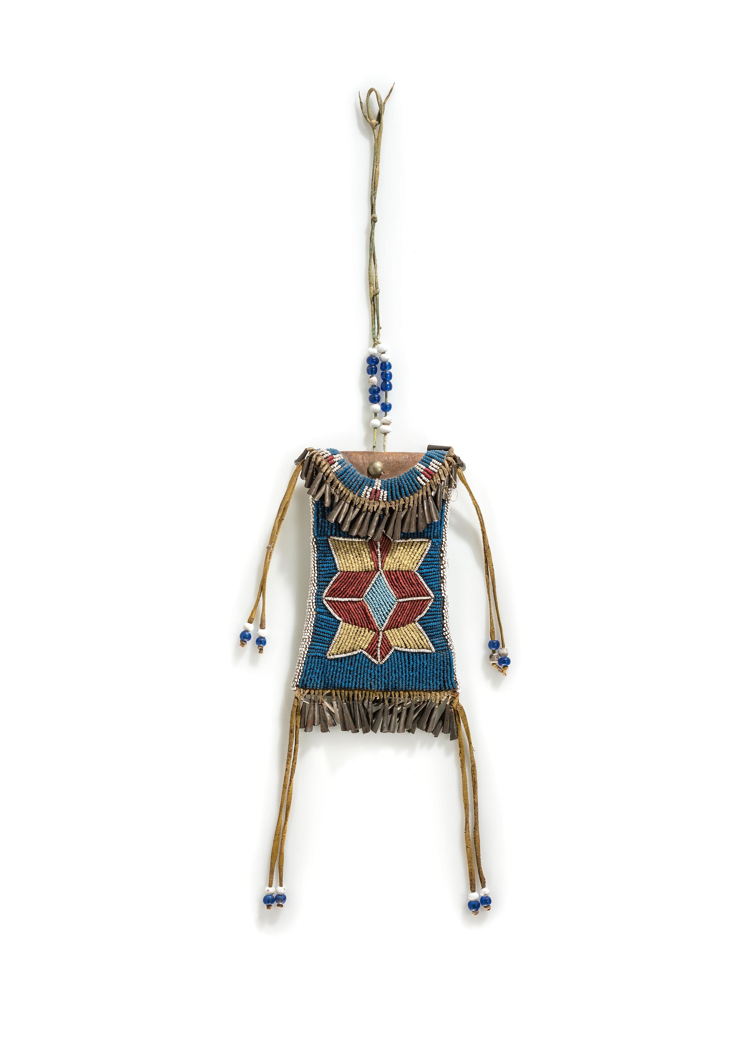 Kiowa Beaded Strike-a-Light Bag