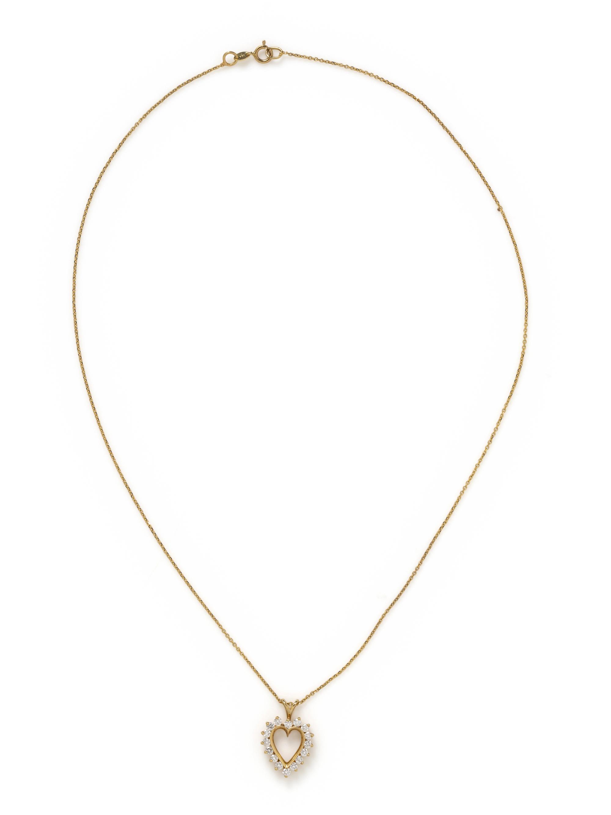 COLLECTION OF YELLOW GOLD, DIAMOND AND CITRINE PENDANTS/NECKLACES