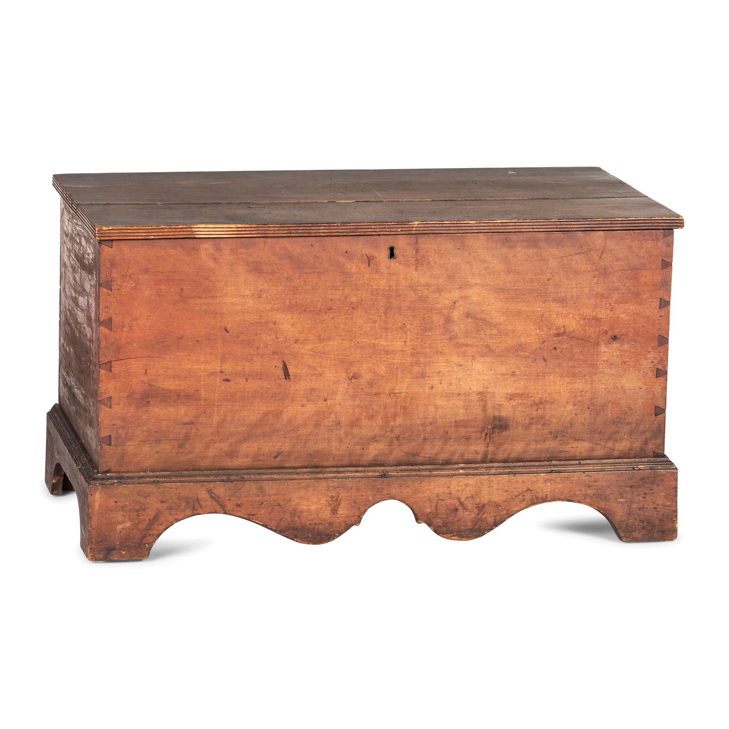 A Federal Cherrywood Blanket Chest