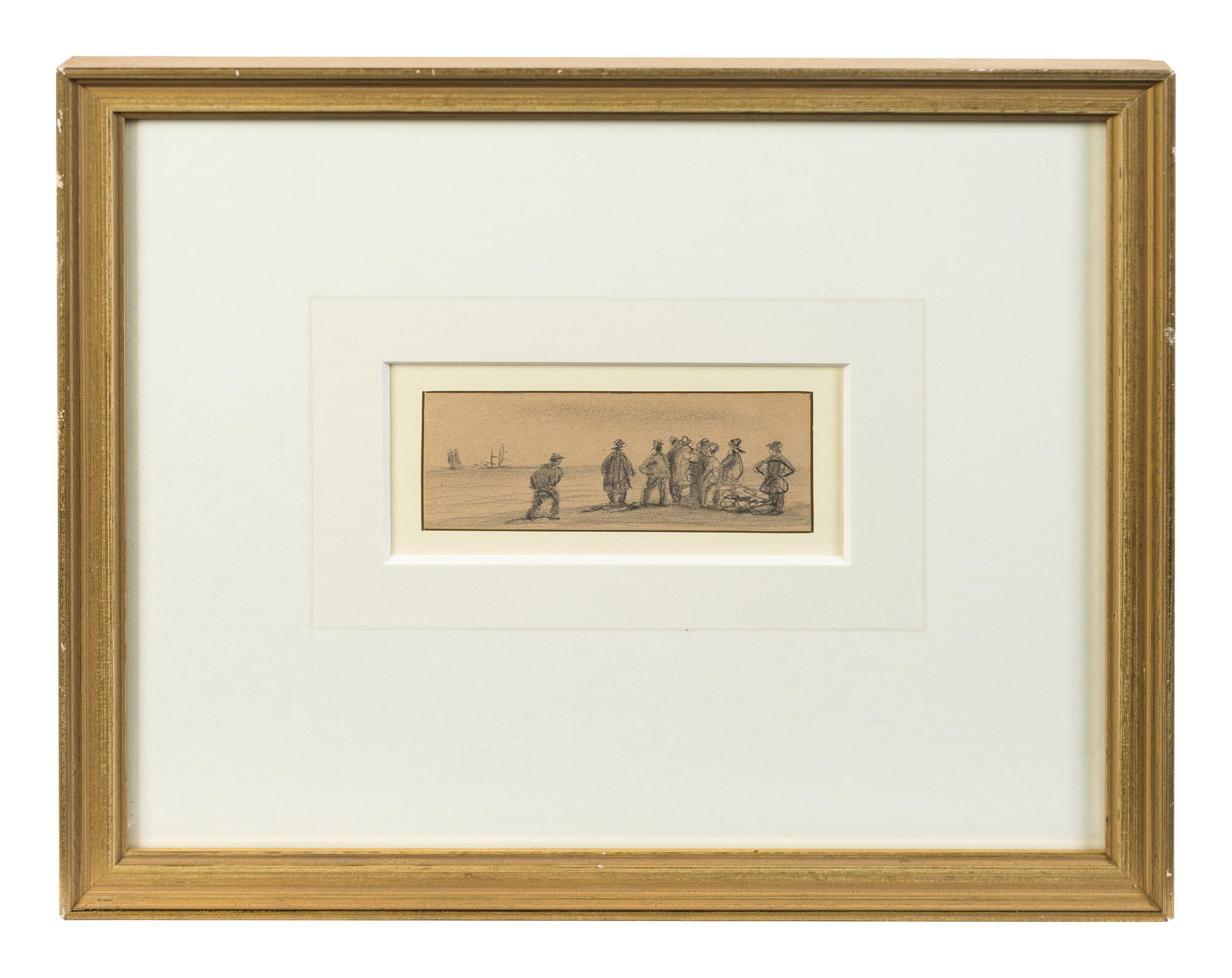 Fisherfolk on Hastings Beach and At Low Tide