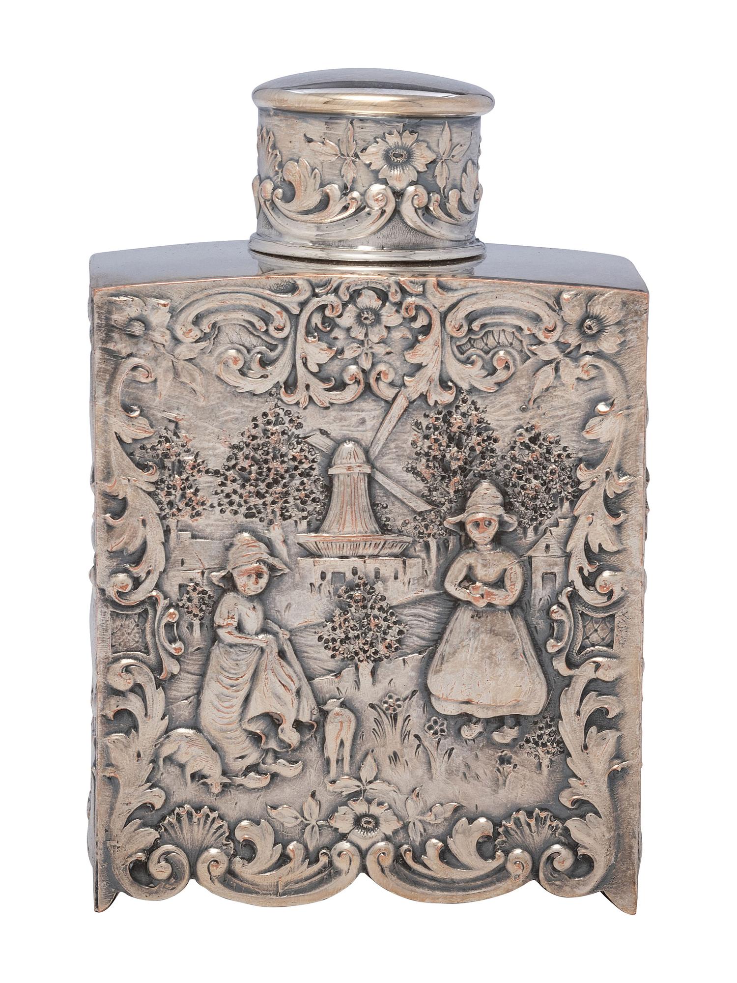 An American Silverplate Caddy