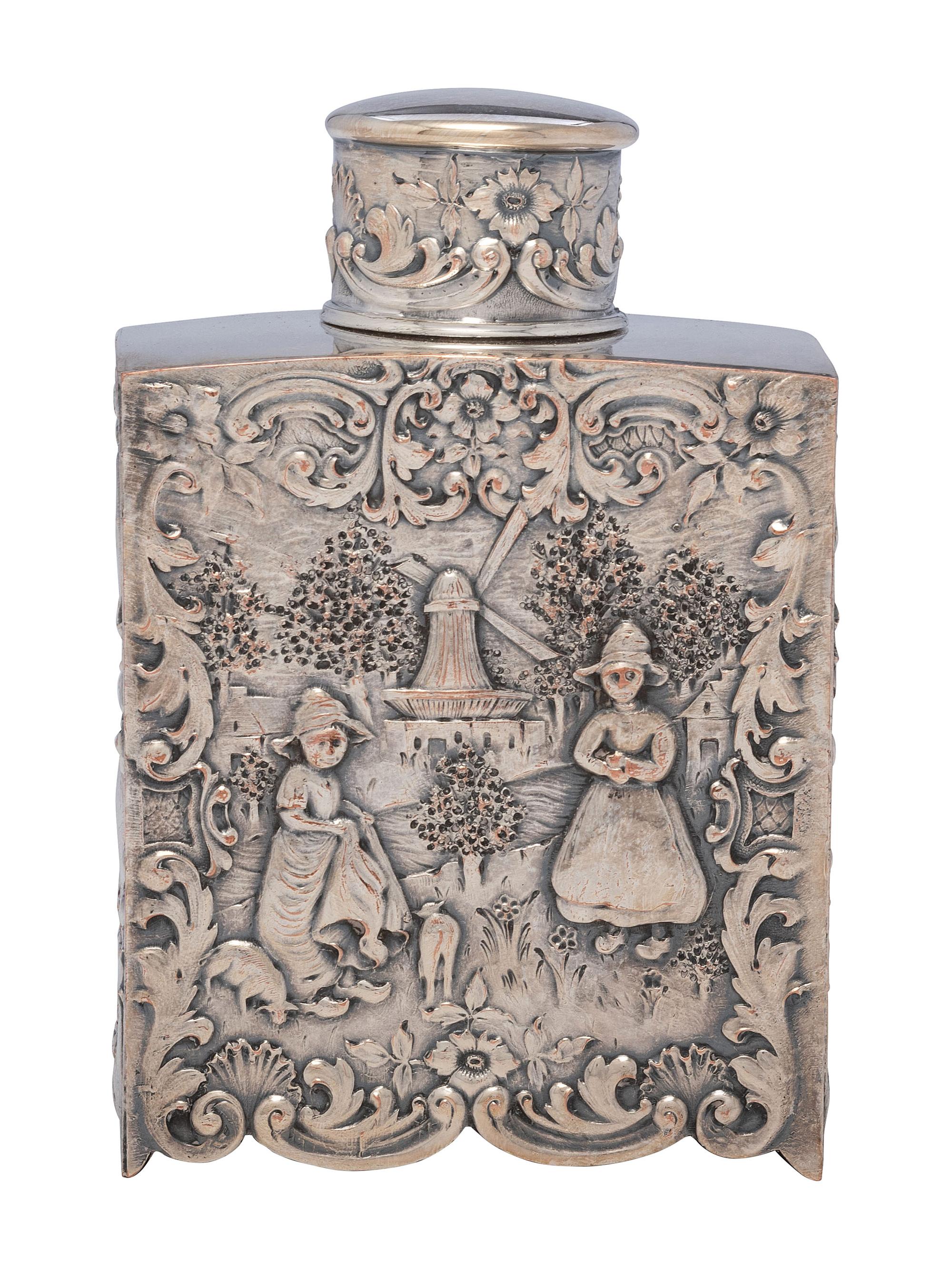 An American Silverplate Caddy
