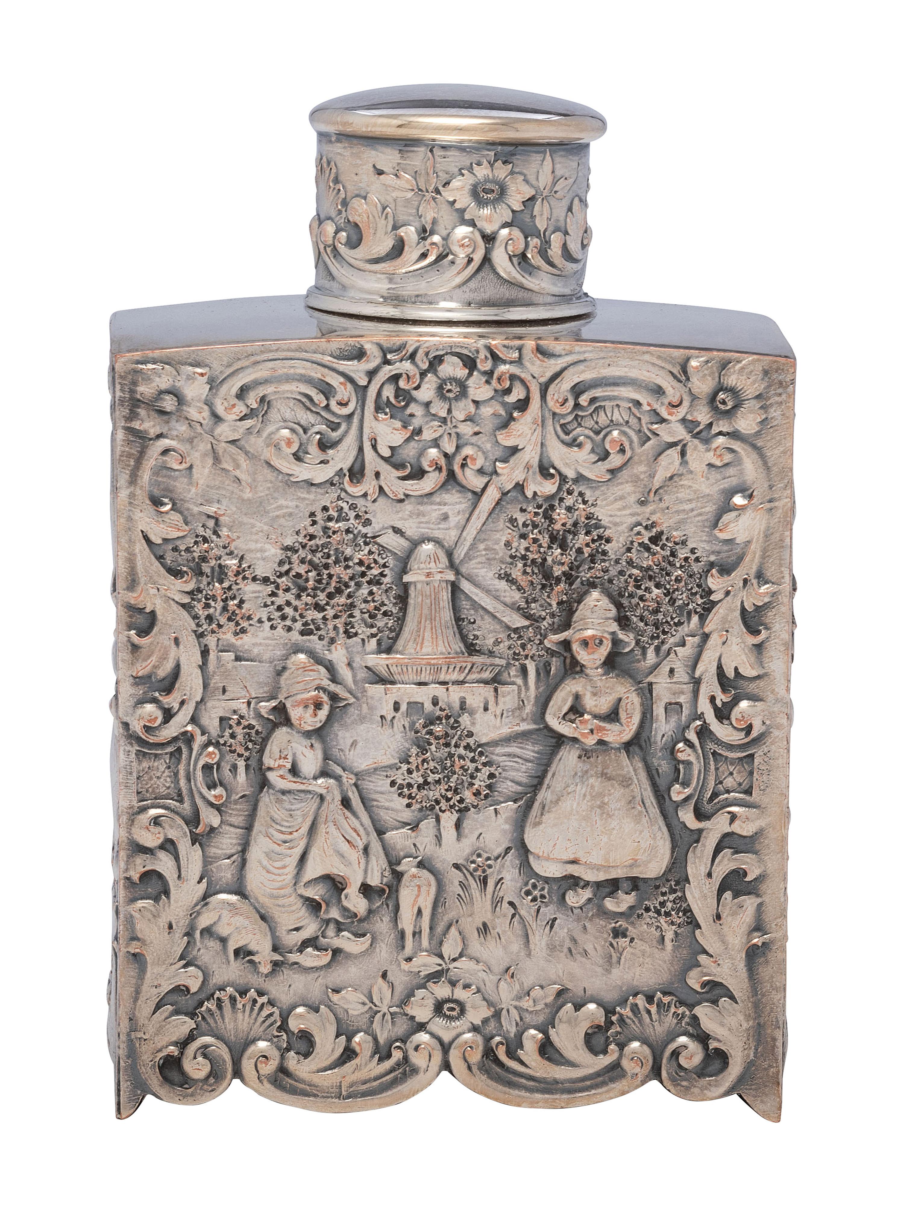 An American Silverplate Caddy