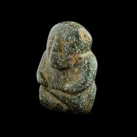 A Chontal or Olmec Jade Seated Figure
