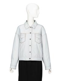 Brunello Cucinelli, Padded Taffeta Western Jacket