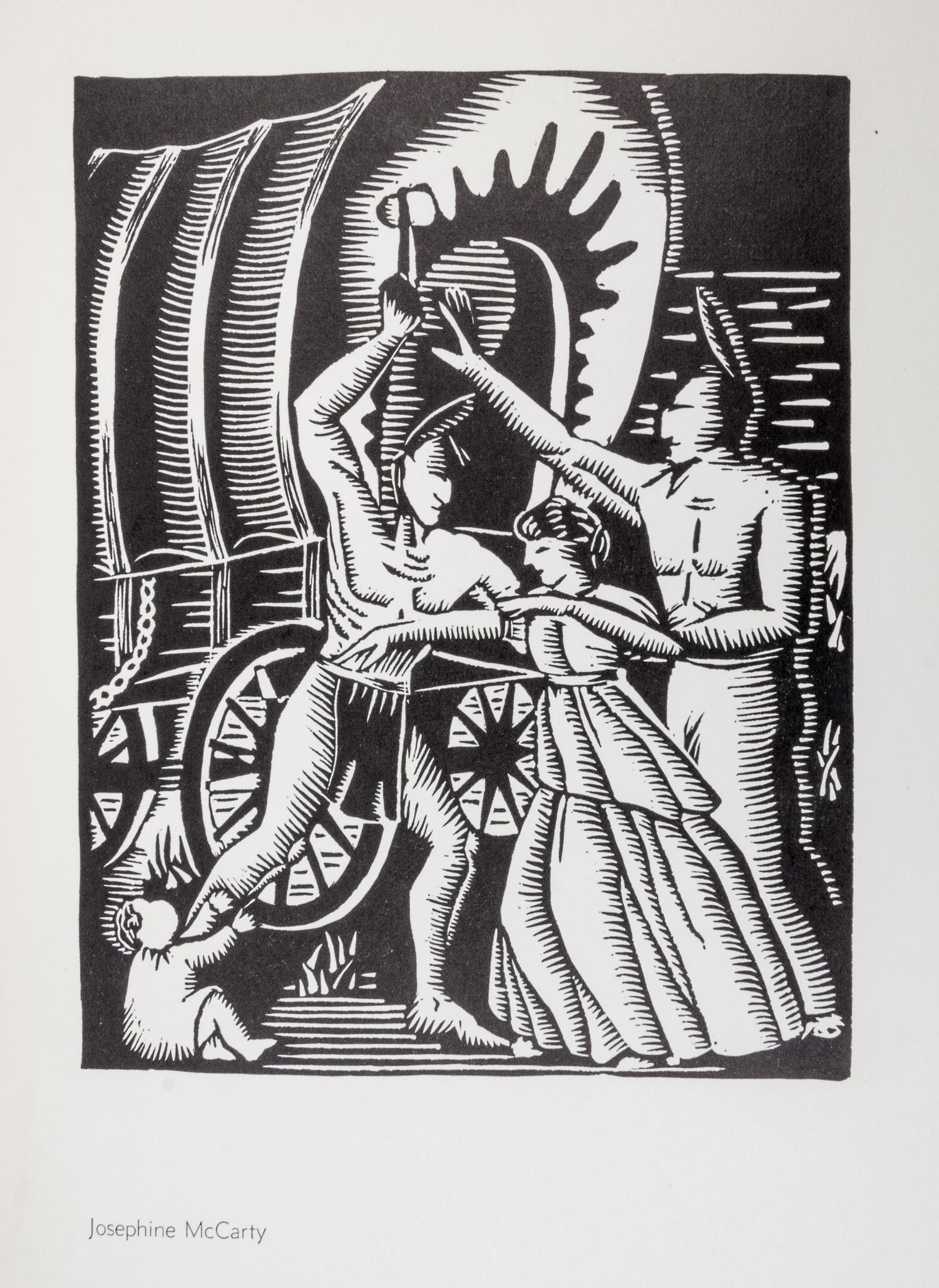 (CHICAGO) Chicago: A History in Block-Print. Chicago, 1934.