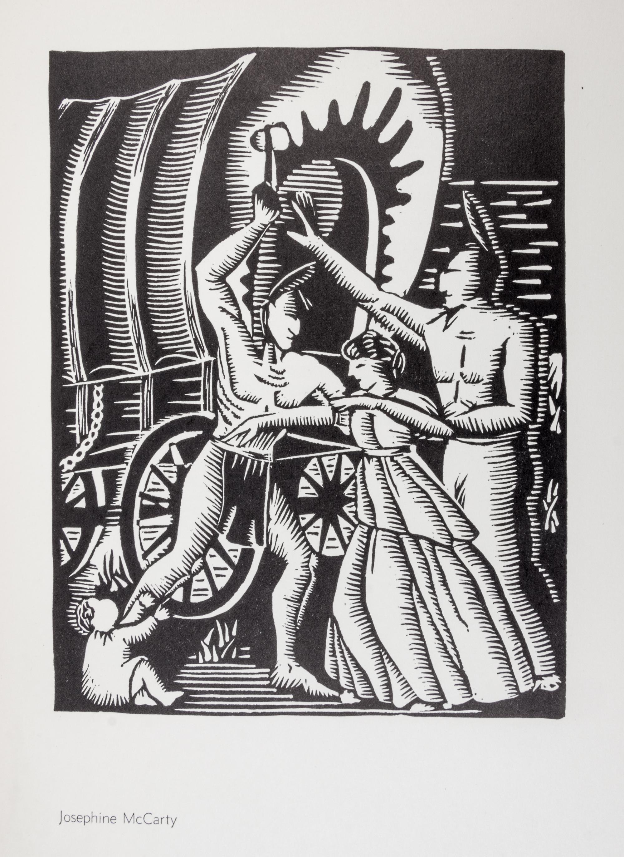 (CHICAGO) Chicago: A History in Block-Print. Chicago, 1934.