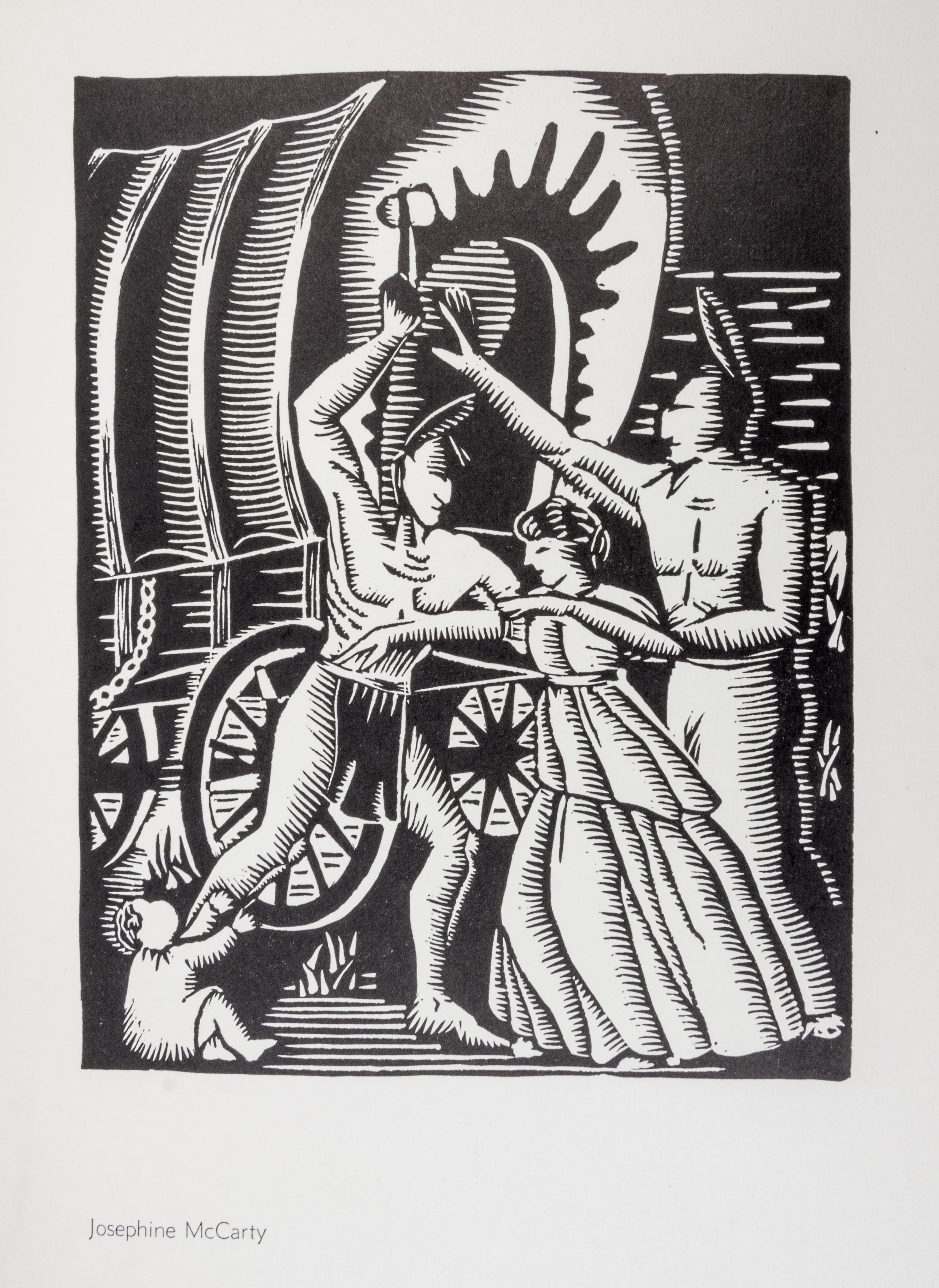 (CHICAGO) Chicago: A History in Block-Print. Chicago, 1934.