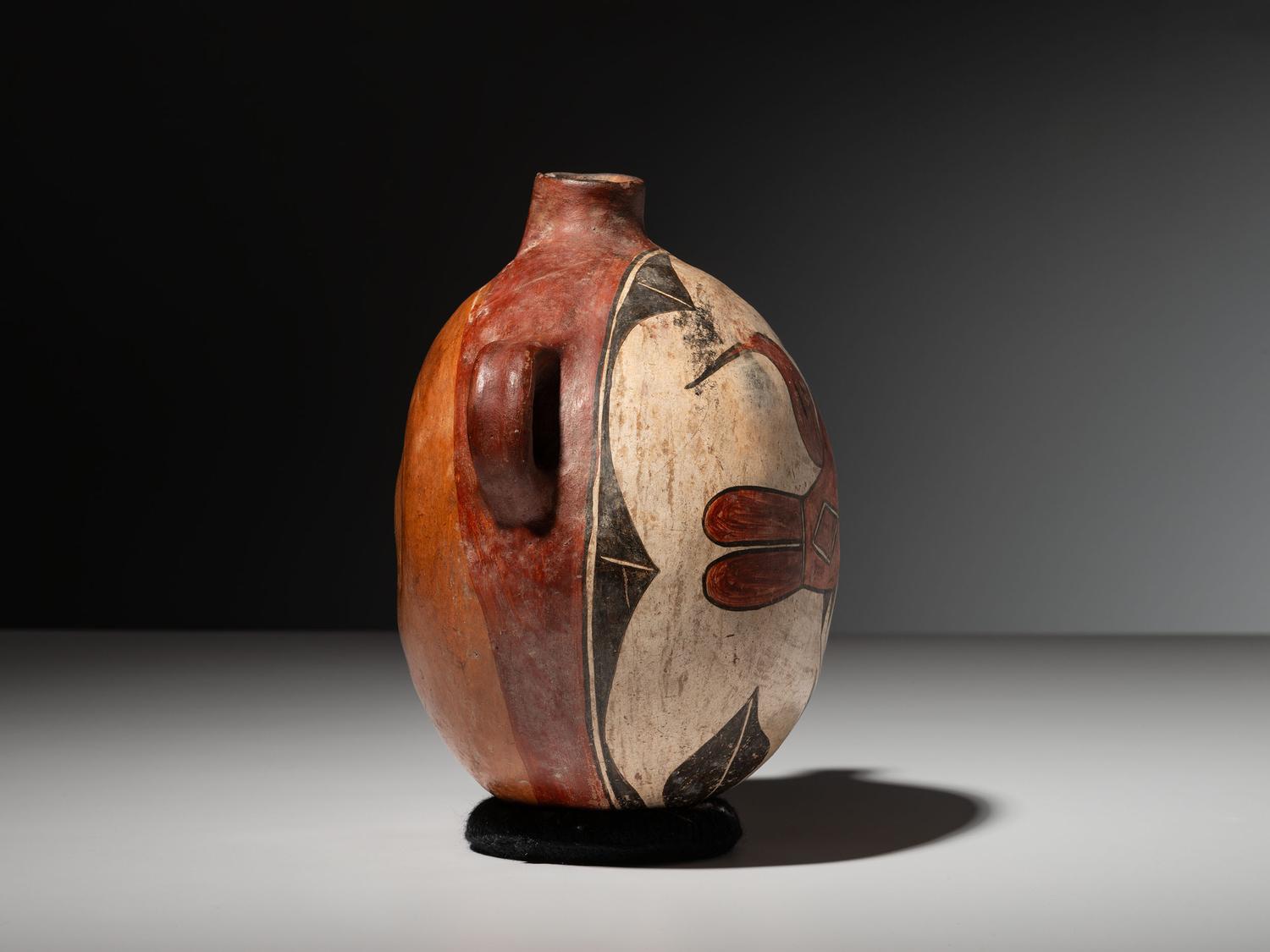Zia Polychrome Pottery Canteen
