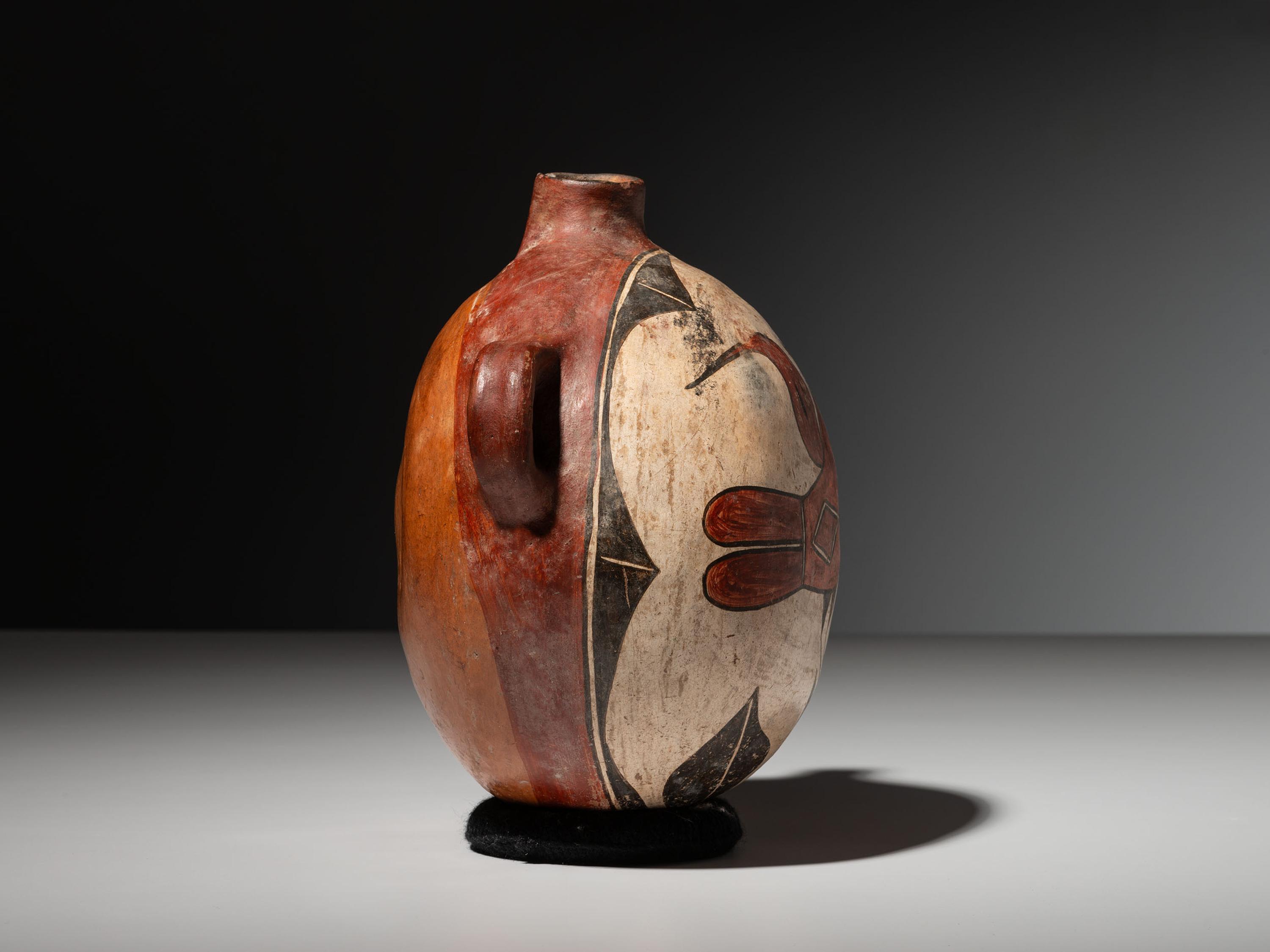 Zia Polychrome Pottery Canteen