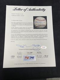 A 1951 Philadelphia Athletics Team Signed Autograph Baseball Featuring Connie Mack and Chief Bender (PSA Letter of Authenticity)