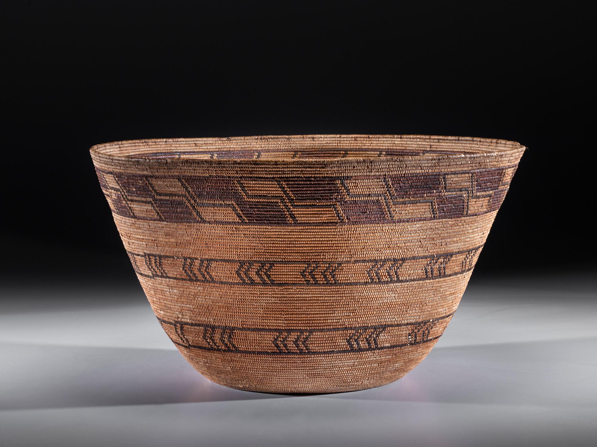 Yokut Polychrome Storage Basket