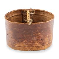 Yup'ik Bentwood Bucket, with Handle