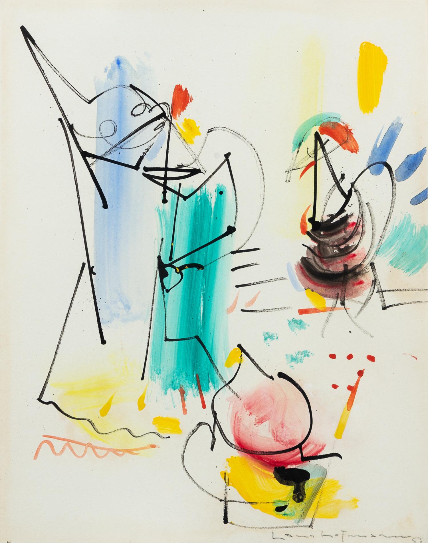 Hans Hofmann, (American/German, 1880-1966), Boat Study at Provincetown, Mass, 1953