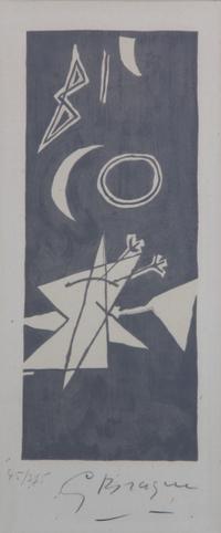 Georges Braque, (French, 1882-1963), Ciel Gris II