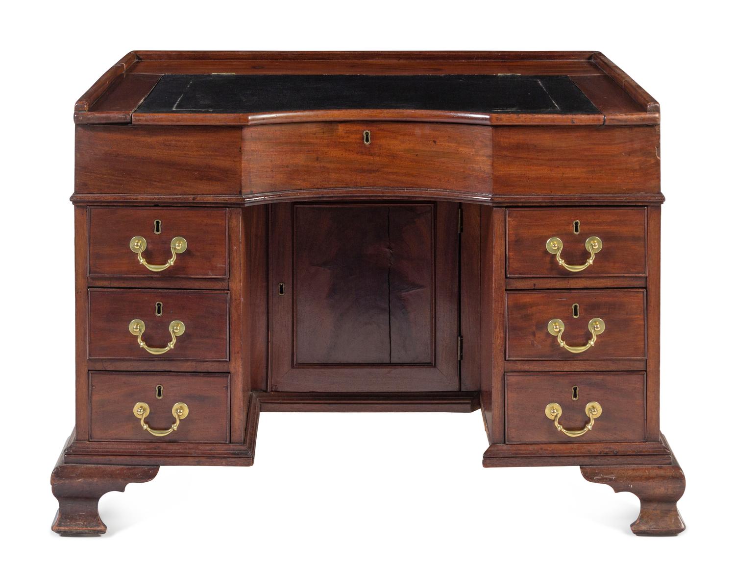 A George III Mahogany Writing Table of Baronial Interest