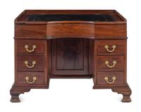 A George III Mahogany Writing Table of Baronial Interest