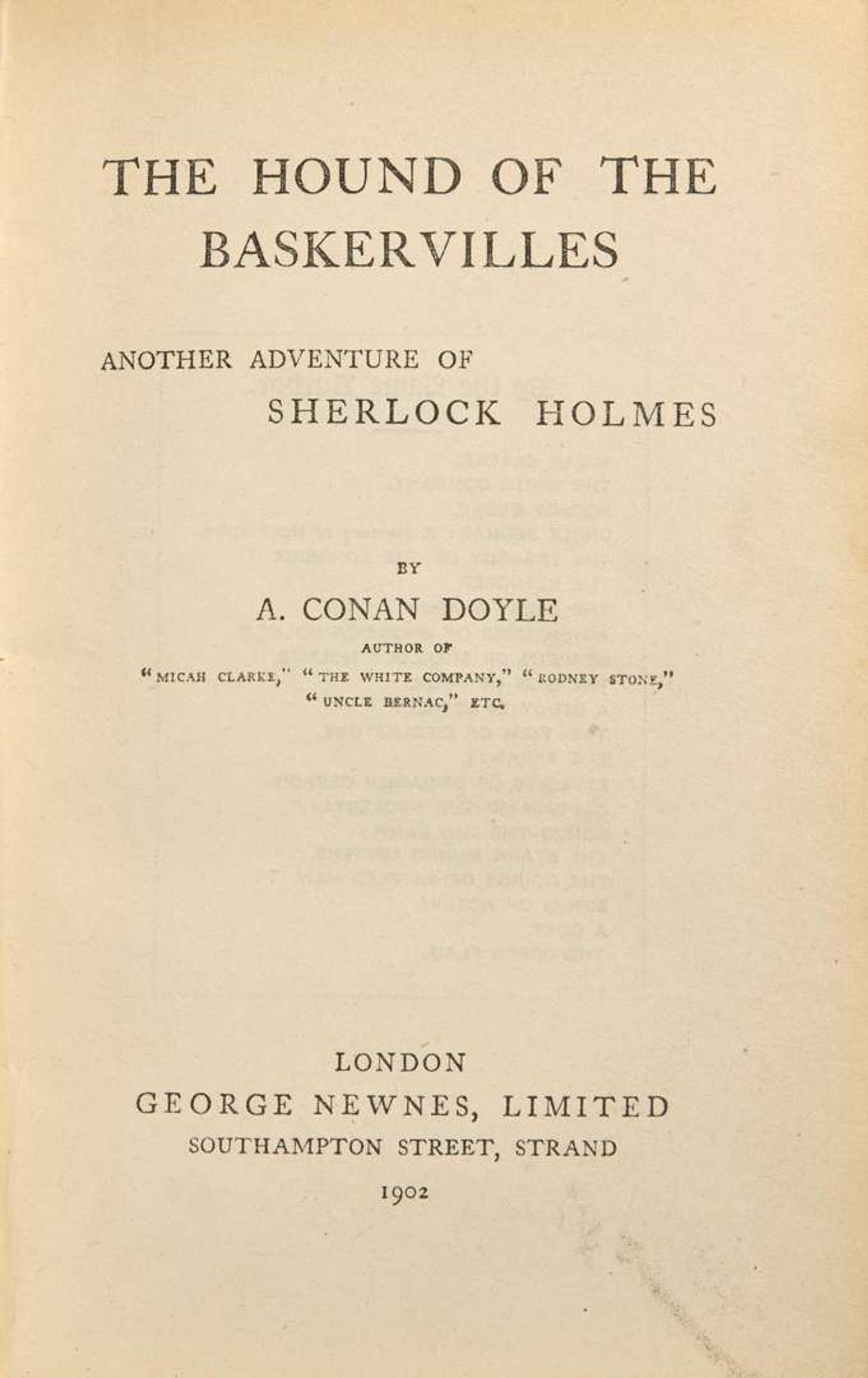 [Literature] Doyle, A(rthur). Conan: The Hound of the Baskervilles