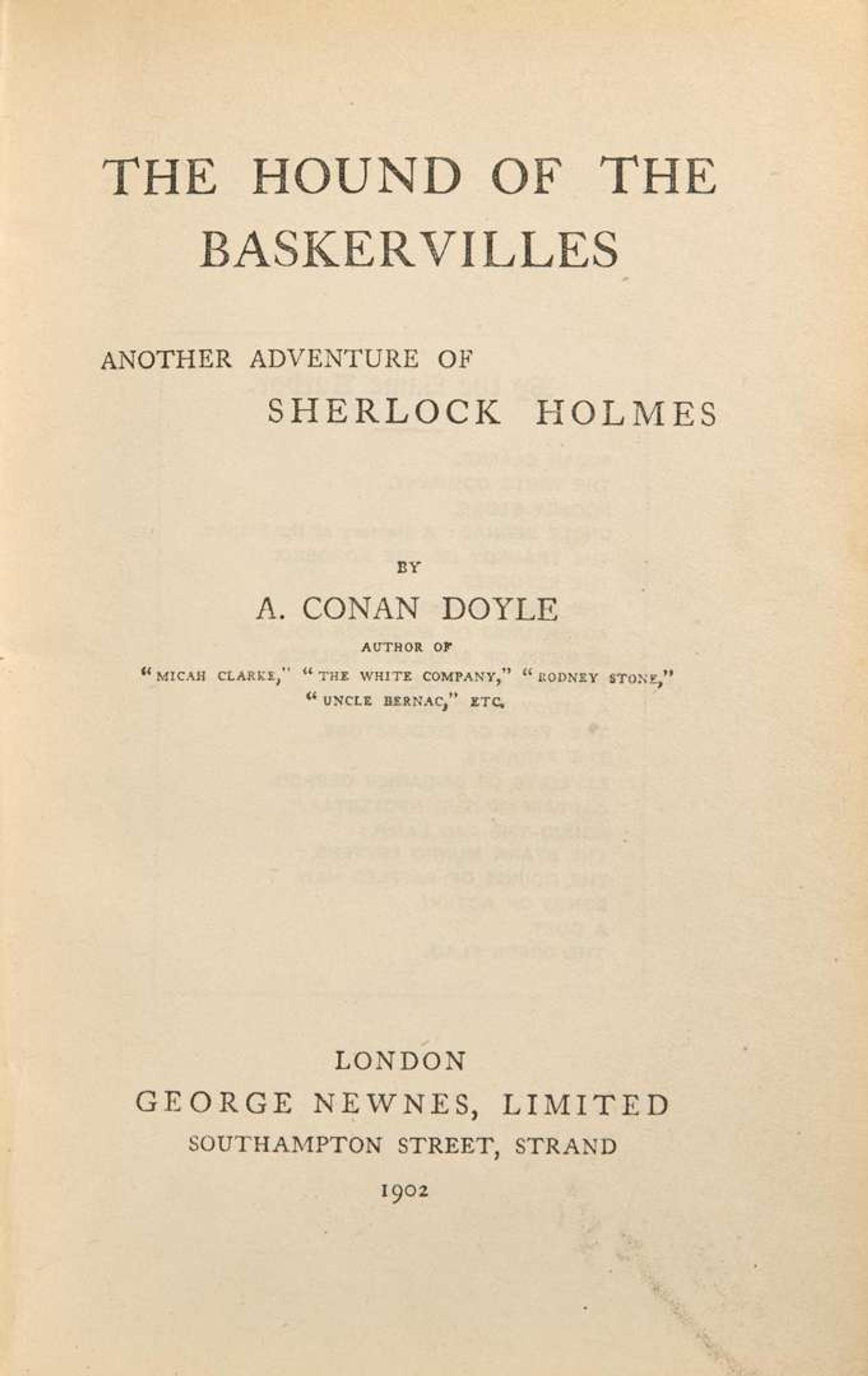[Literature] Doyle, A(rthur). Conan: The Hound of the Baskervilles