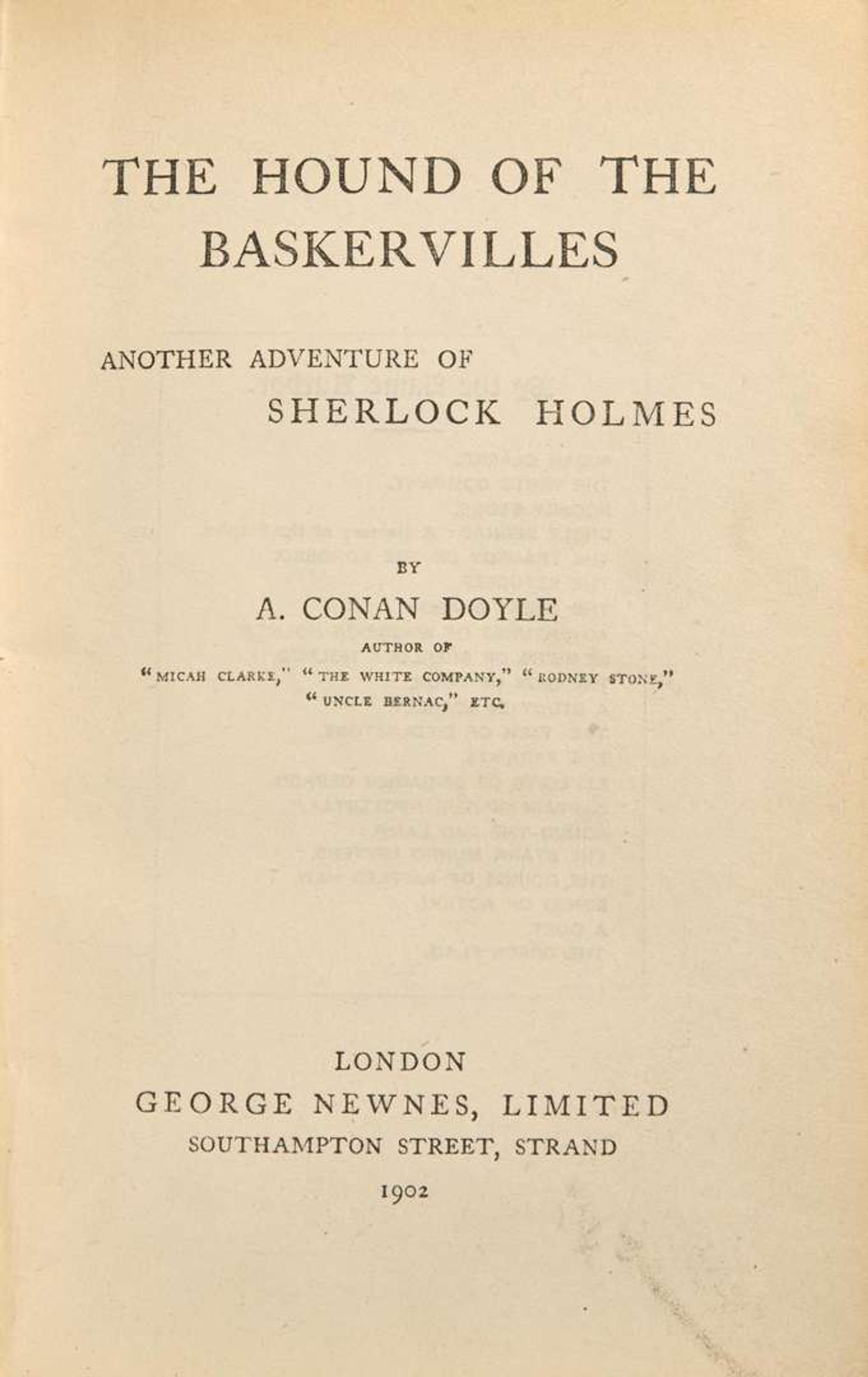 [Literature] Doyle, A(rthur). Conan: The Hound of the Baskervilles