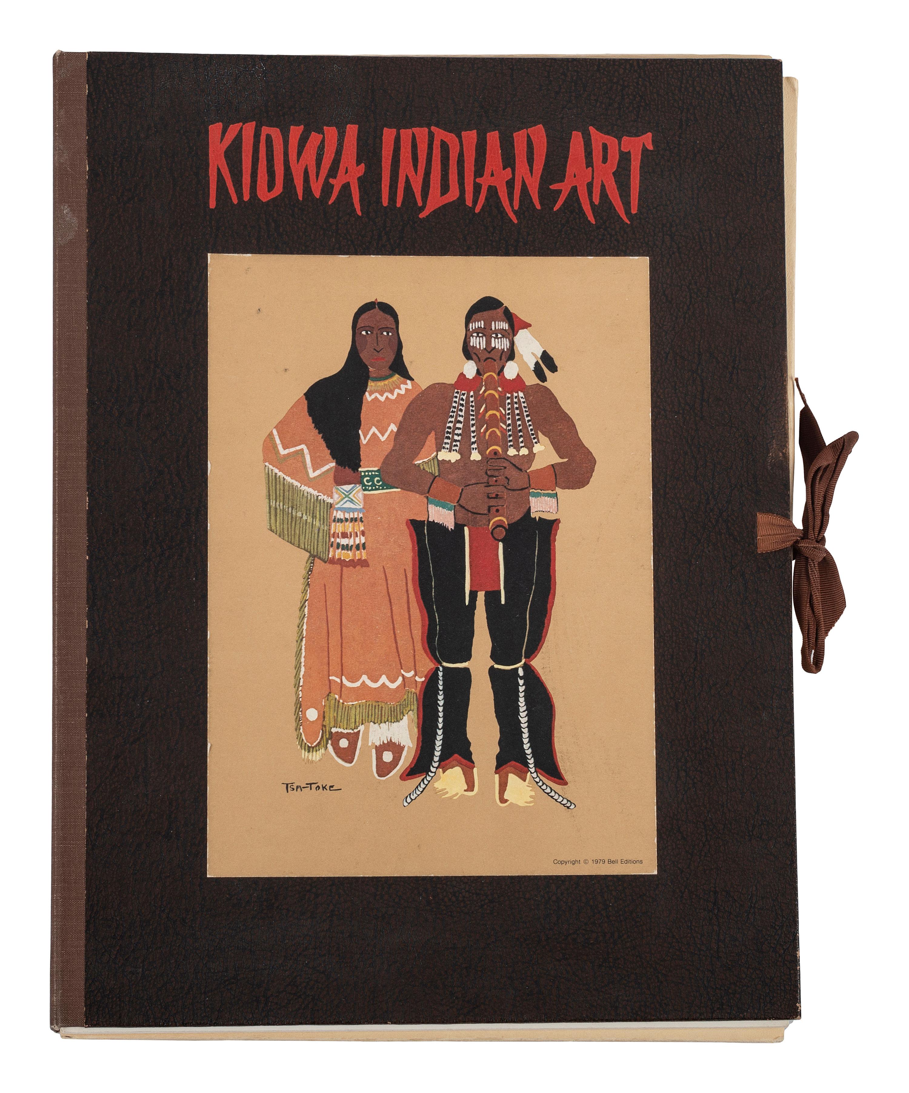 [PLAINS] Kiowa Indian Art. Watercolor Paintings in Color by the Indians of Oklahoma