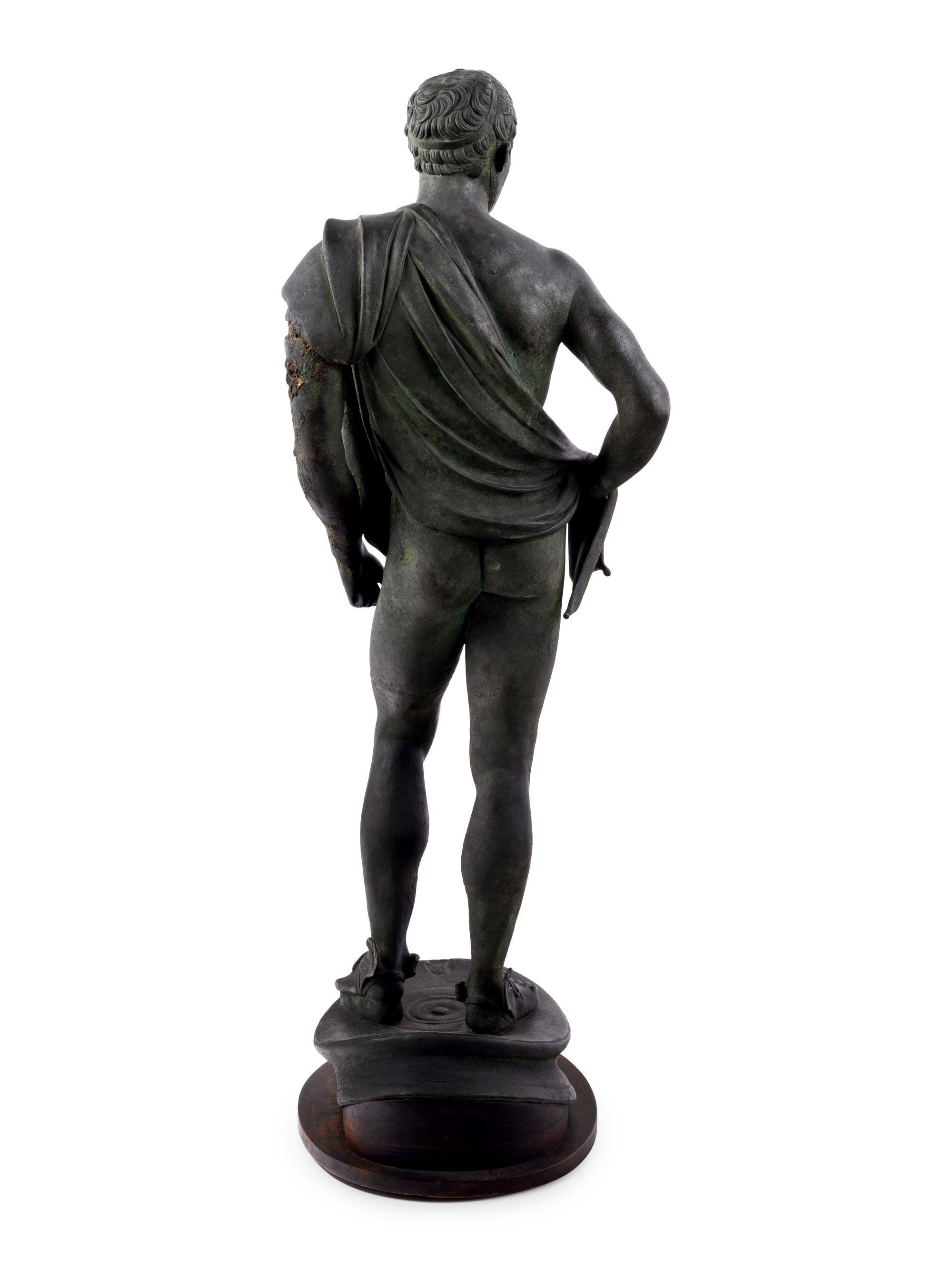 A Graeco-Roman Patinated Resin Figure of Hermes after the Antique