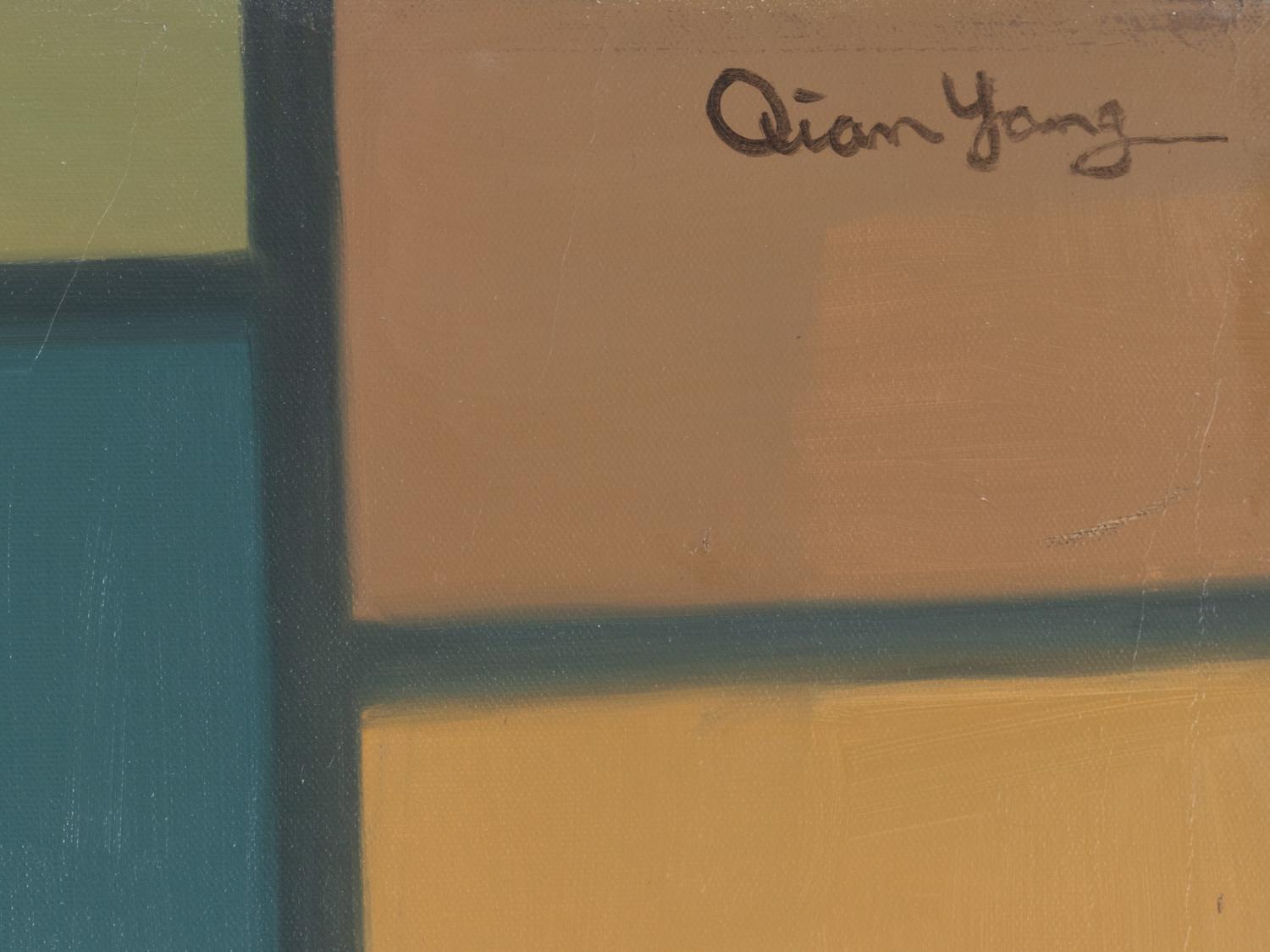 Figure with Projection of Mondrian