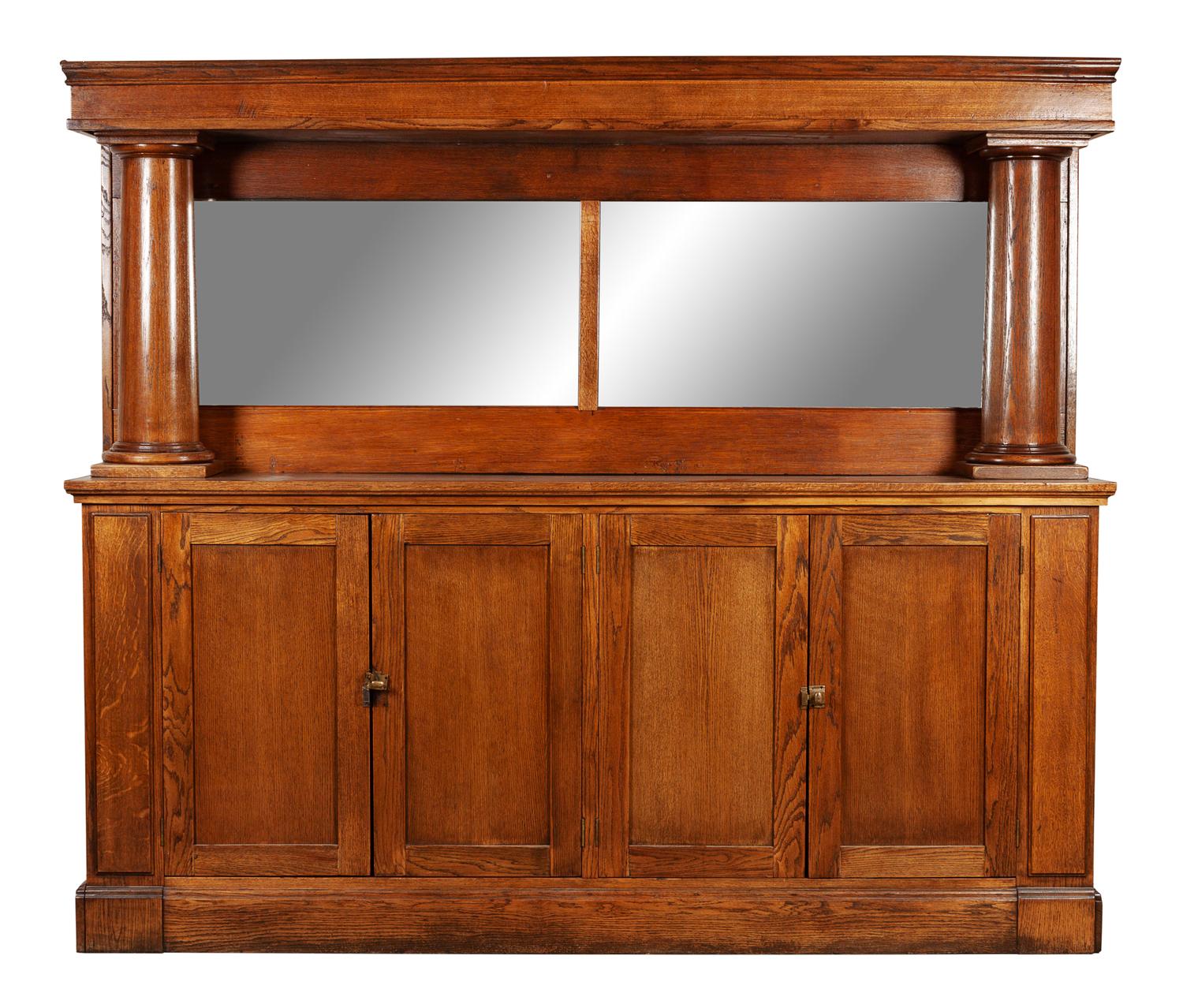 American Oak Bar Back