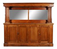 American Oak Bar Back