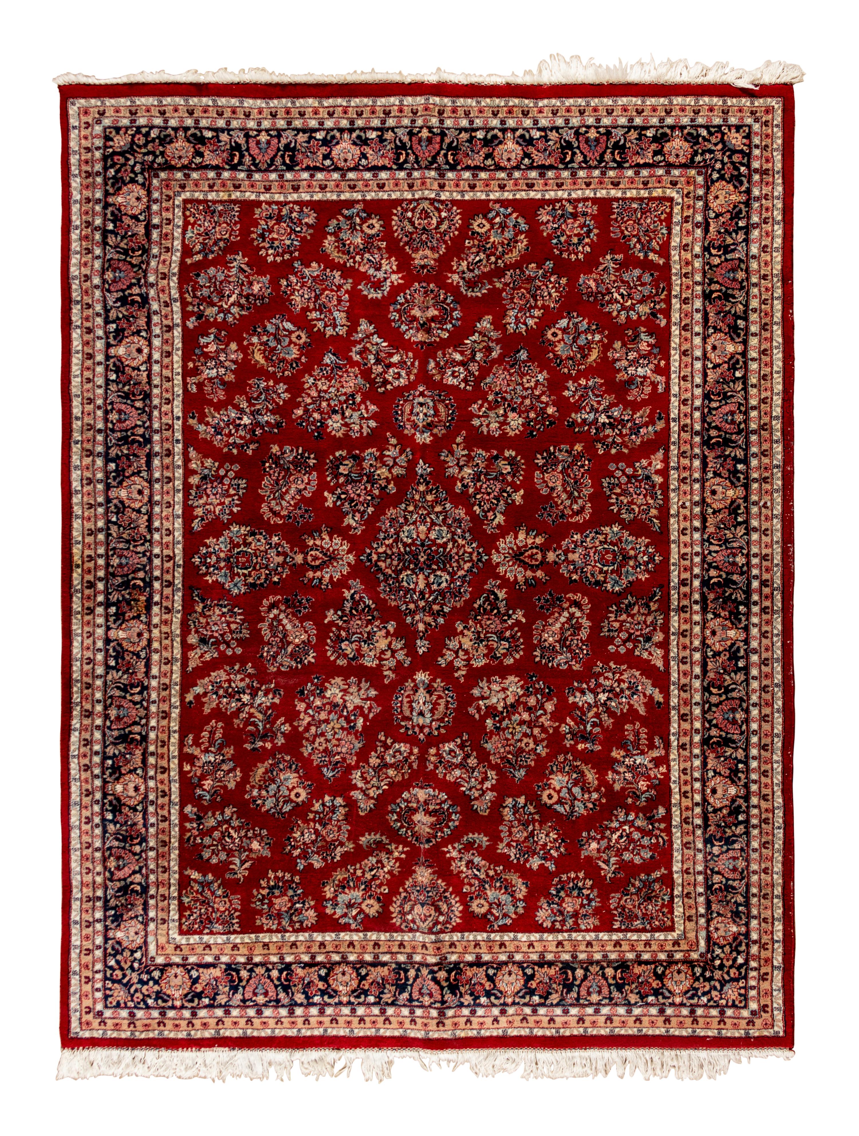 A Sarouk Wool Rug