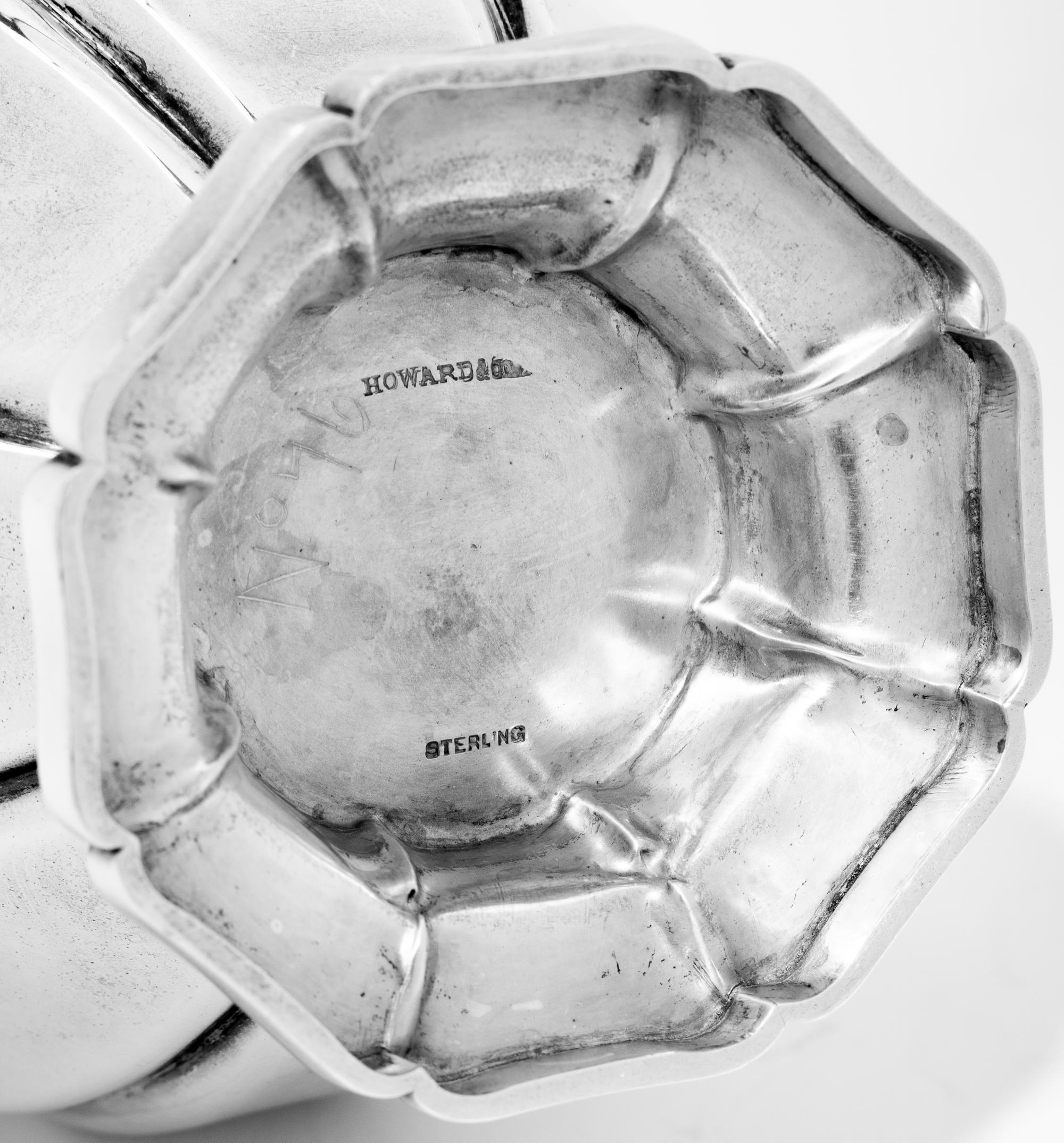 An American Silver Milk Pitcher