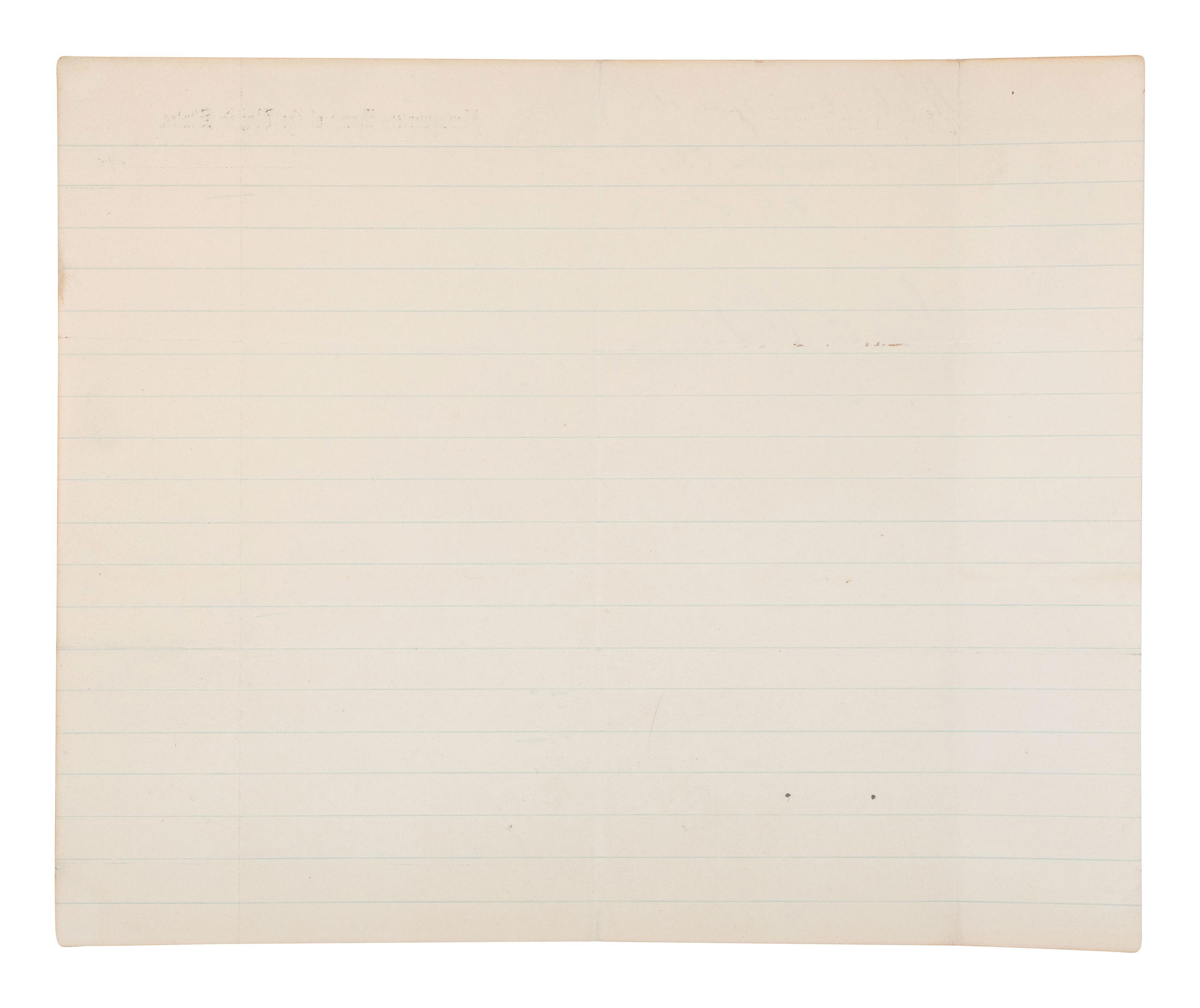 GRANT, Ulysses S. (1822-1885). Autograph letter signed ("U.S. Grant"), as General of the Army of the United States. [Washington, D.C.], 15 February 1868. With initialed autograph endorsement by HANCOCK, Winfield Scott, April 1872.