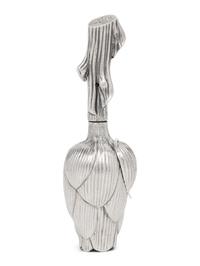 An Italian Silver Artichoke-Form Pepper Mill