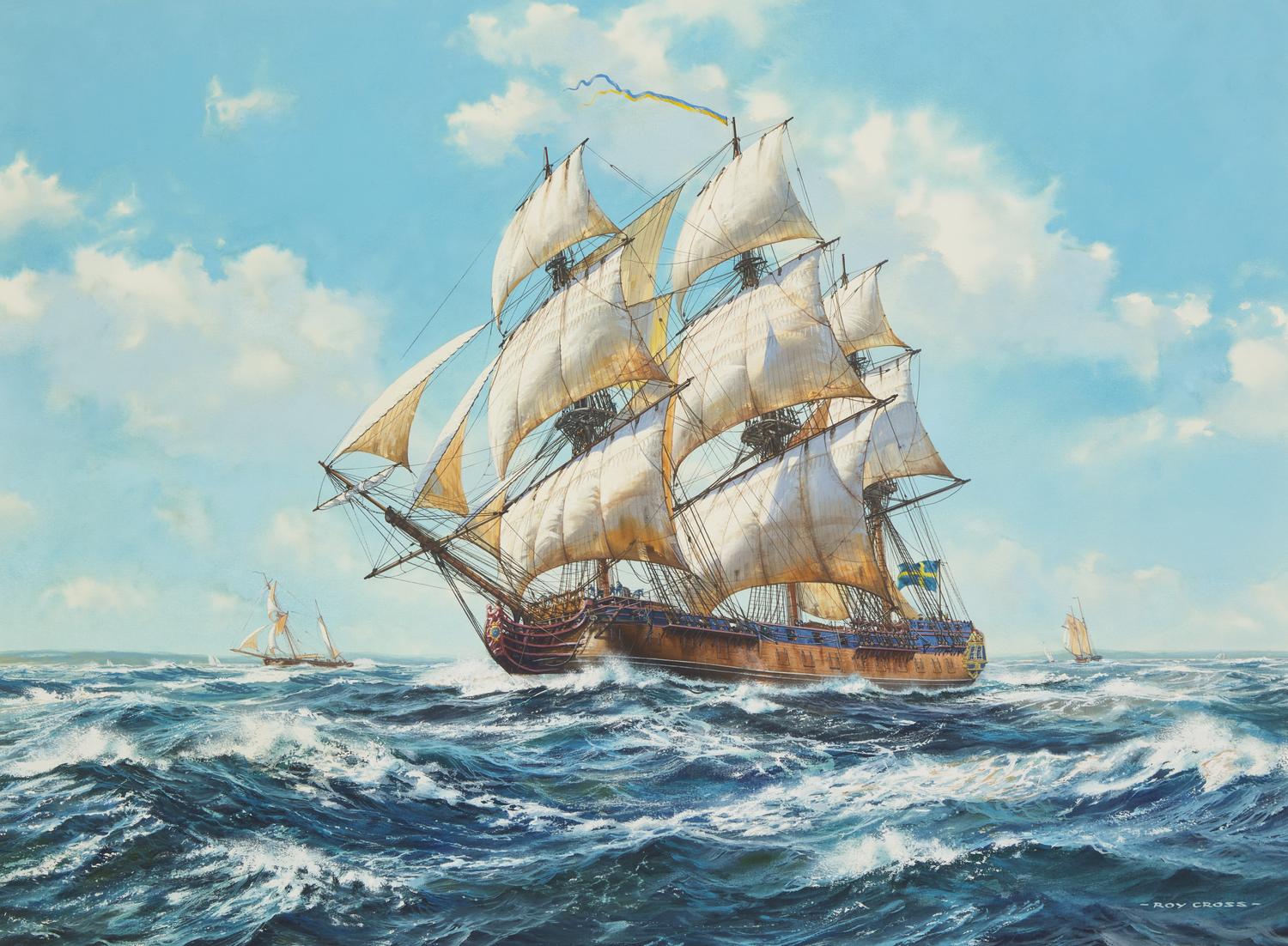 Roy Cross (British, 1924-2024) — The Swedish East Indiaman "Wasa"