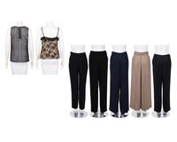 Seven Designer Separates: Three Chloé, Two Hermès, One Ungaro, and One Dior, 1980-2000s