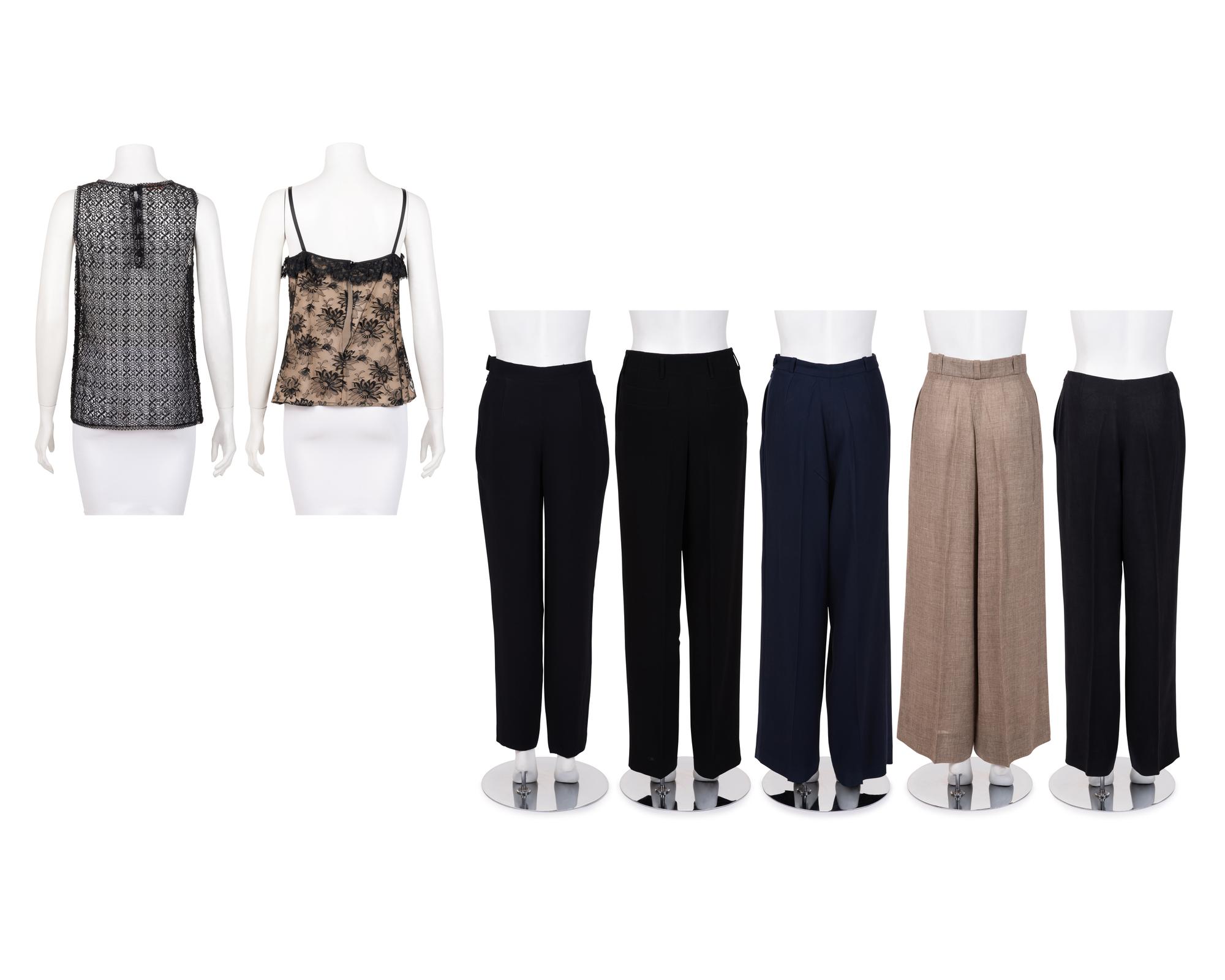 Seven Designer Separates: Three Chloé, Two Hermès, One Ungaro, and One Dior, 1980-2000s