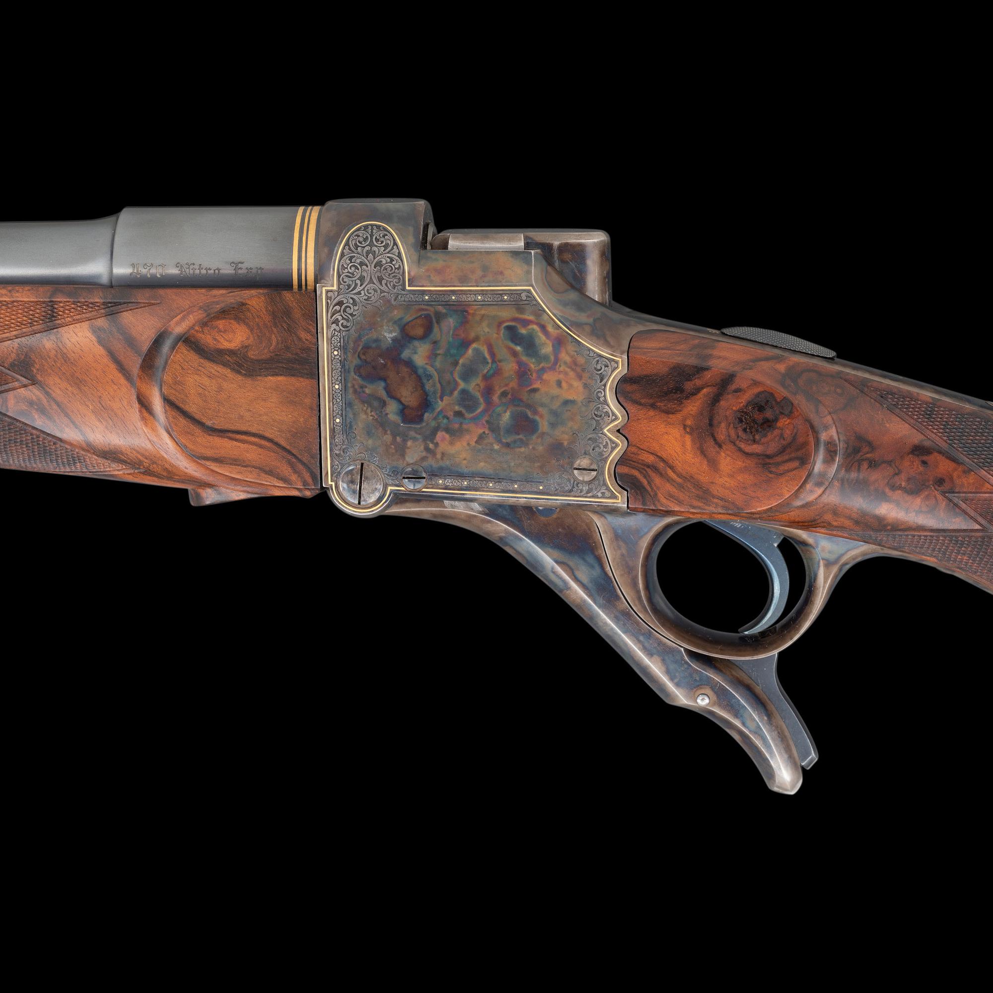 *Custom Webley 1902 Farquharson .470 Nitro Express Dangerous Game Rifle with Krieger Barrel Rebuilt by Stephen Heilmann with Hensley Stock