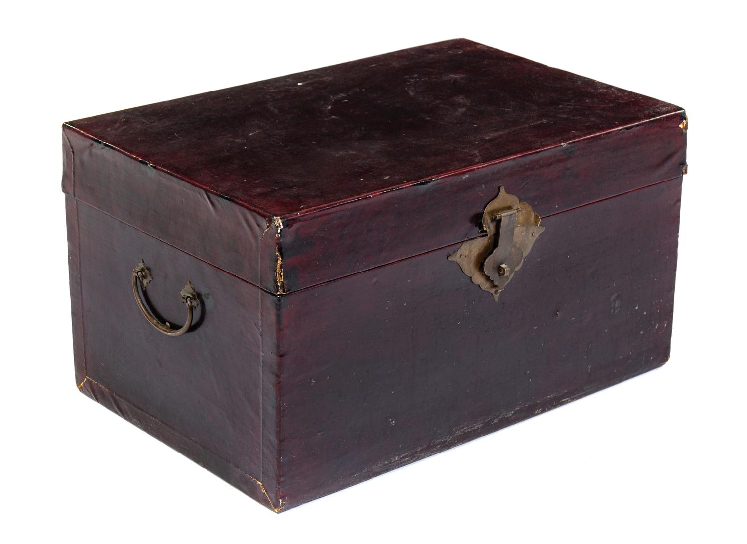 A Chinese Hardwood Chest — QING DYNASTY (1644-1911)