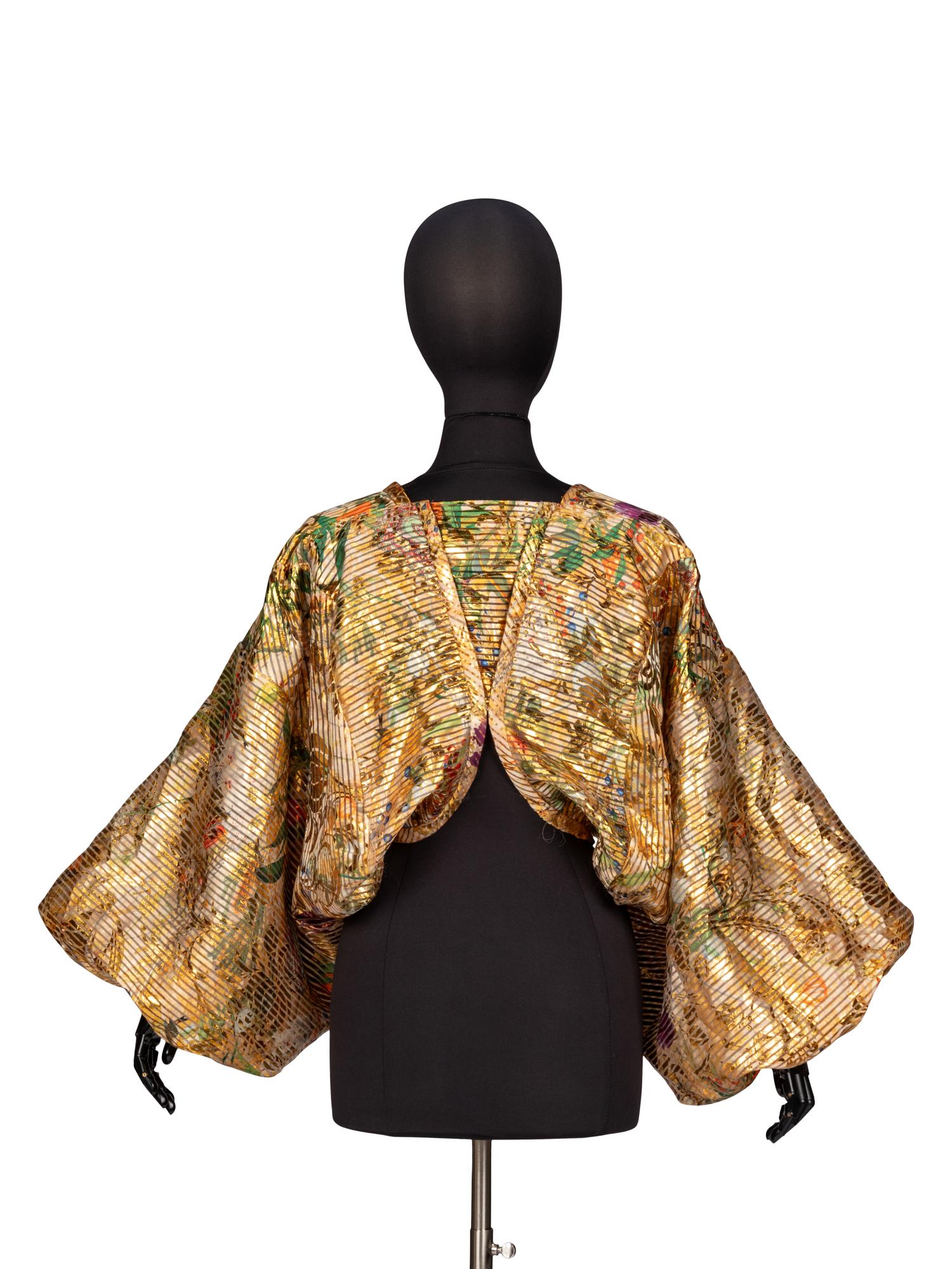 Vivienne Westwood, Gold Floral Bolero Top